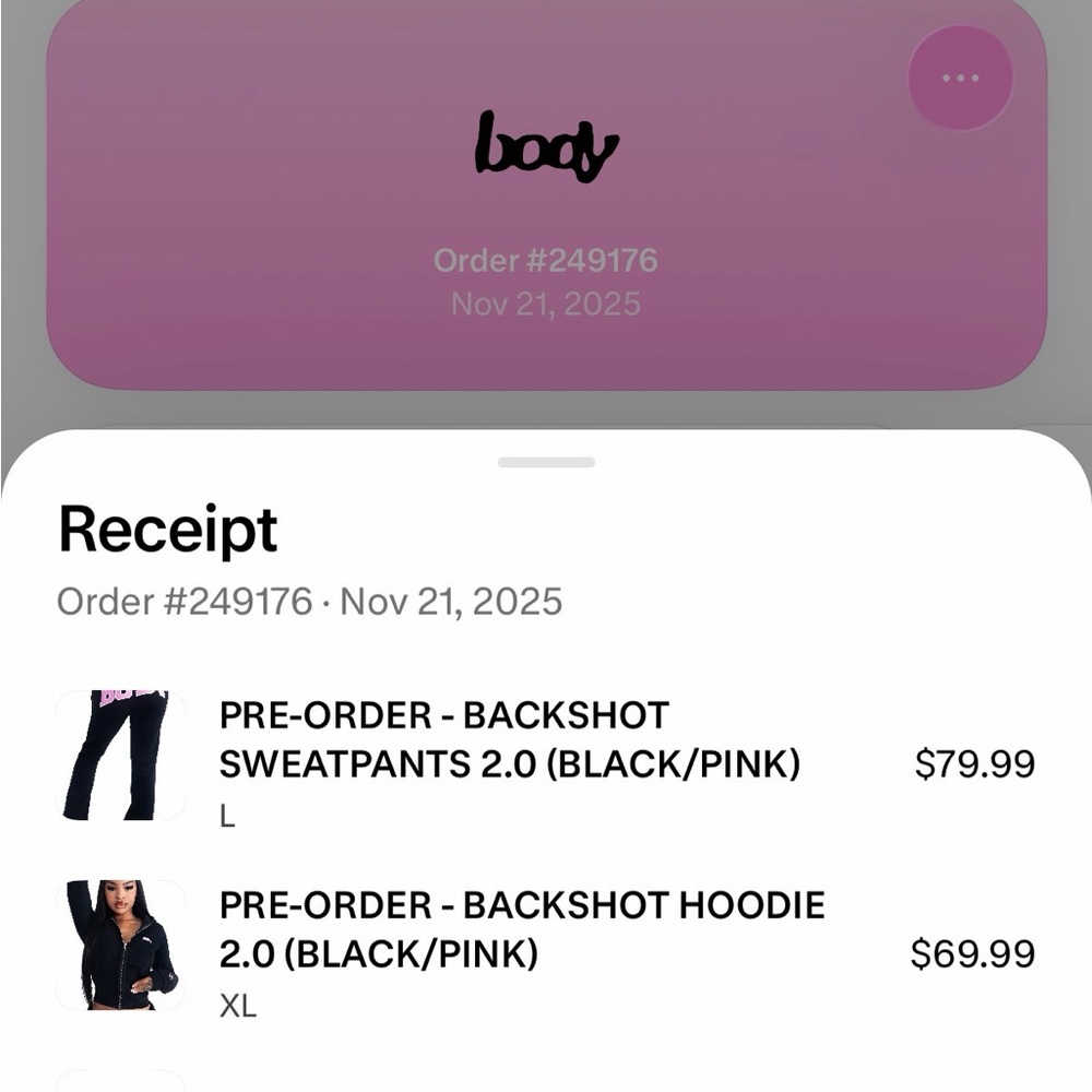 Backshot Hoodie 2.0 - Black/Pink